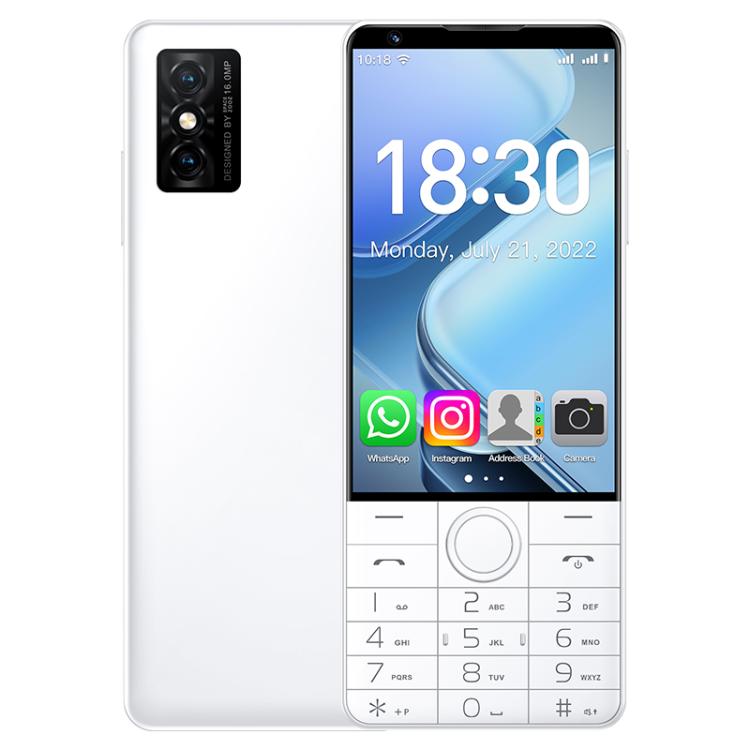 DOOV R70 Telemóvel com Teclado, 6GB+128GB, 4 polegadas Android 13 Mediatek MT6762 Octa Core, Rede: 4G, Suporte Google Store, com Câmara, Com Câmara