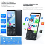 DOOV R70 Telemóvel com Teclado, 6GB+128GB, 4 polegadas Android 13 Mediatek MT6762 Octa Core, Rede: 4G, Suporte Google Store, com Câmara, Com Câmara