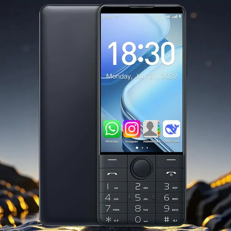 DOOV R70 Telemóvel com Teclado, 6GB+128GB, 4 polegadas Android 13 Mediatek MT6762 Octa Core, Rede: 4G, Suporte Google Store, Sem Câmara, Sem Câmara