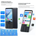 DOOV R70 Telemóvel com Teclado, 6GB+128GB, 4 polegadas Android 13 Mediatek MT6762 Octa Core, Rede: 4G, Suporte Google Store, Sem Câmara, Sem Câmara