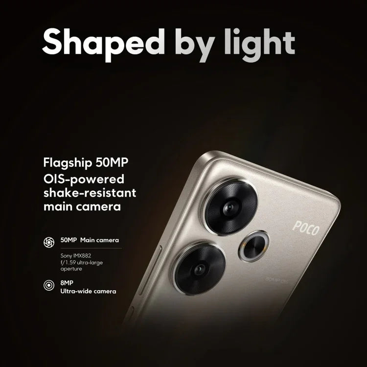 Xiaomi POCO F6 Global, 8GB+256GB, Leitor de Impressões Digitais no Ecrã, 6,67 polegadas Xiaomi HyperOS Snapdragon 8s Gen 3 Octa Core 3.0GHz, NFC, Rede: 5G, 8GB+256GB