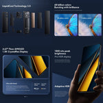 Xiaomi POCO X6 Pro Global, 12GB+512GB, Leitor de Impressões Digitais no Ecrã, 6,67 polegadas Xiaomi HyperOS MediaTek Dimensity 8300-Ultra Octa Core 3.35GHz, NFC, Rede: 5G