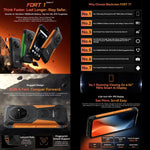 Blackview FORT 1, 6GB+256GB, 6,56 polegadas Android 15 Unisoc UMS9230E T615 Octa Core, Rede: 4G, OTG, NFC, 6GB+256GB