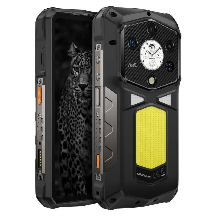 Ulefone Armor 29 Ultra Telemóvel Resistente, 16GB+1TB, Visão Noturna, 6,67 polegadas + 1,04 polegadas Android 15 MediaTek Dimensity 9300+ Octa Core, Rede: 5G, Luz LED Versátil, Luz de Aviso, Armor 29 Ultra