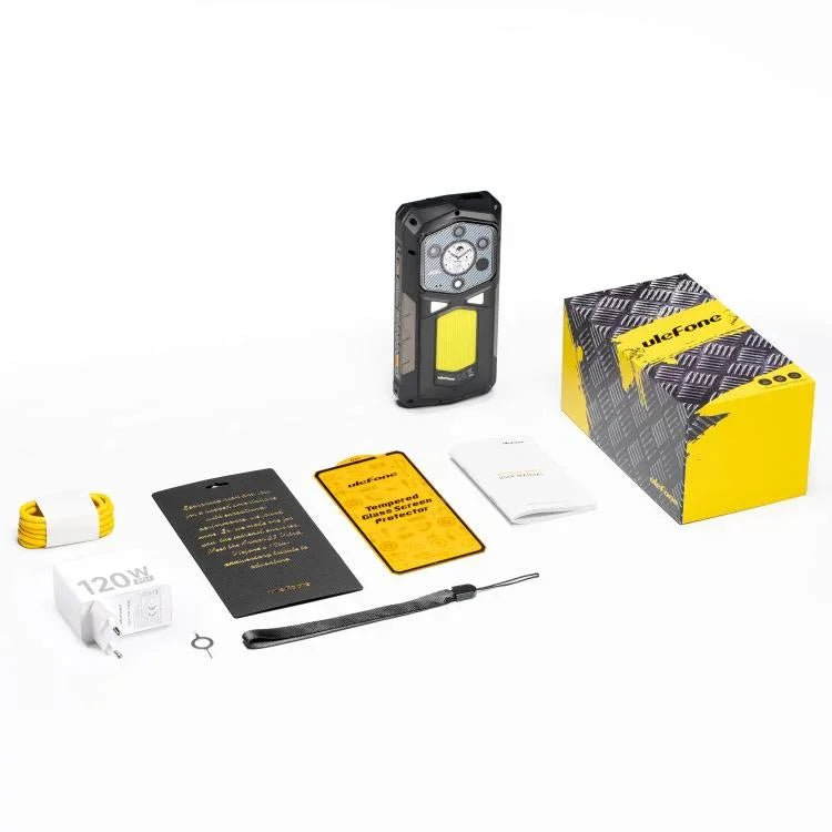 Ulefone Armor 29 Ultra Telemóvel Resistente, 16GB+1TB, Visão Noturna, 6,67 polegadas + 1,04 polegadas Android 15 MediaTek Dimensity 9300+ Octa Core, Rede: 5G, Luz LED Versátil, Luz de Aviso, Armor 29 Ultra