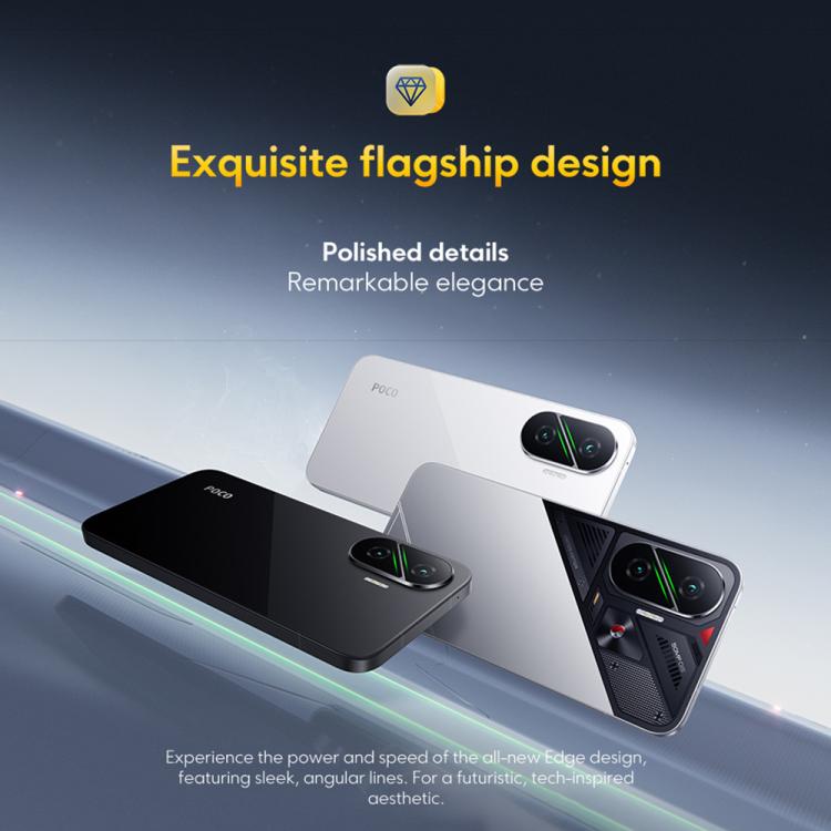Xiaomi POCO F7 Global, 12GB+256GB, Leitor de Impressões Digitais no Ecrã, 6,83 polegadas Xiaomi HyperOS 2 Snapdragon 8s Gen 4 Octa Core, NFC, Rede: 5G, 12GB+256GB