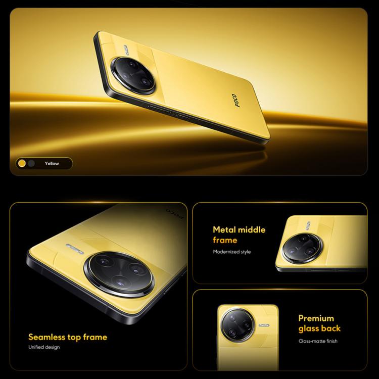 Xiaomi POCO F7 Ultra Global, 12GB+256GB, Leitor de Impressões Digitais no Ecrã, 6,67 polegadas Xiaomi HyperOS 2 Snapdragon 8 Elite Octa Core, NFC, Rede: 5G, 12GB+256GB