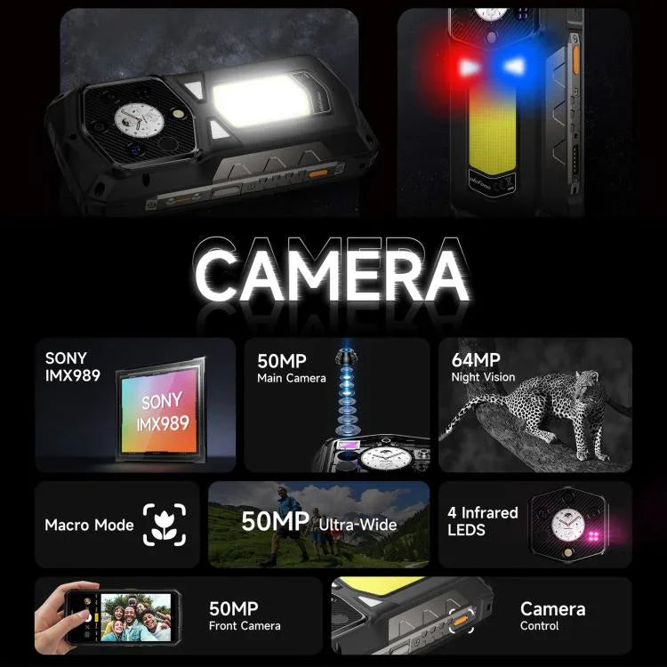 Ulefone Armor 29 Pro Versão Térmica Telemóvel Robusto, 16GB+512GB, Visão Noturna, 6,67 polegadas + 1,04 polegadas Android 15 MediaTek Dimensity 7400 Octa Core, Rede: 5G, OTG, NFC, Armor 29 Pro Versão Térmica