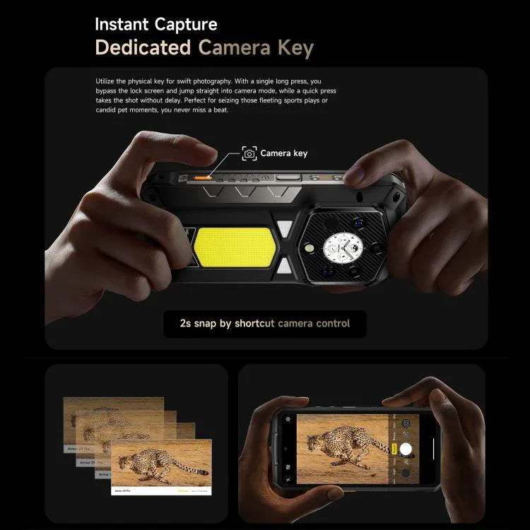 Ulefone Armor 29 Pro Versão Térmica Telemóvel Robusto, 16GB+512GB, Visão Noturna, 6,67 polegadas + 1,04 polegadas Android 15 MediaTek Dimensity 7400 Octa Core, Rede: 5G, OTG, NFC, Armor 29 Pro Versão Térmica