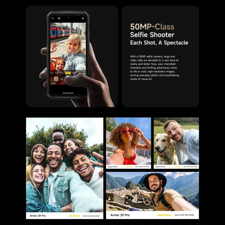Ulefone Armor 29 Pro Telemóvel Robusto, 16GB+512GB, Visão Noturna, 6,67 polegadas + 1,04 polegadas Android 15 MediaTek Dimensity 7400 Octa Core, Rede: 5G, OTG, NFC, Armor 29 Pro