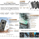 Blackview XPLORE 2 Projector, Visão Noturna, 16GB+1TB, 6,73 polegadas Android 15 Dimensity 8300 MT6897 Octa Core, Rede: 5G, OTG, NFC, XPLORE 2 Projector, 16GB+1TB