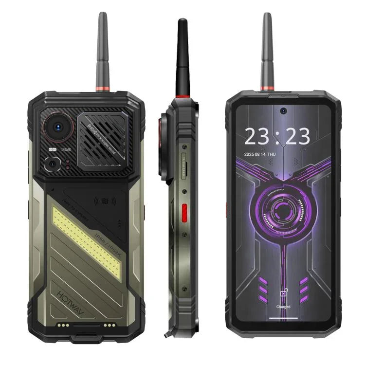 HOTWAV Hyper 8 Ultra Walkie-talkie Telemóvel Robusto, 12GB+512GB, 6,8 polegadas Android 15 MediaTek MT8791 Dimensity 7050 Octa Core, Rede: 5G, OTG, NFC, Hyper 8 Ultra