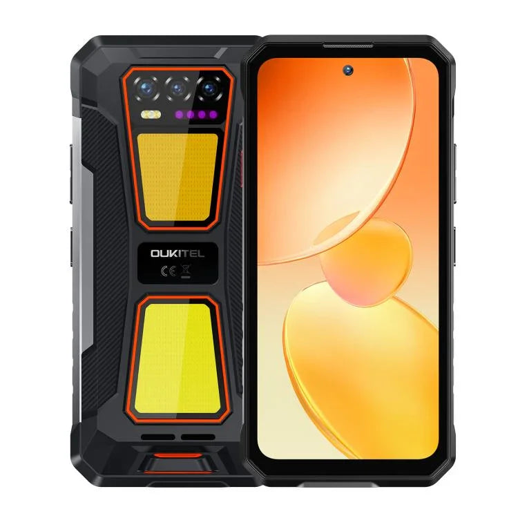 Telemóvel robusto Oukitel WP58 Pro, 8GB+512GB, identificação lateral por impressão digital, 6,7 polegadas Android 15 UMS9621S Octa Core, NFC, OTG, Rede: 5G, 8GB+512GB