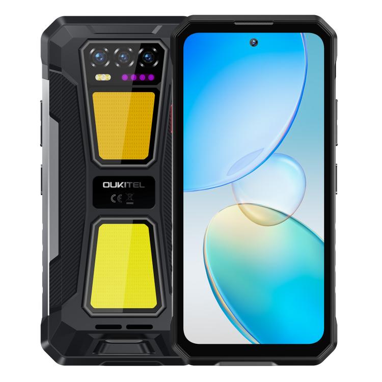 Oukitel WP58 Pro Telemóvel Robusto, 8GB+256GB, Identificação de Impressão Digital Lateral, 6,7 polegadas Android 15 UMS9621S Octa Core, NFC, OTG, Rede: 5G, 8GB+256GB