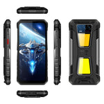 Oukitel WP58 Pro Telemóvel Robusto, 8GB+256GB, Identificação de Impressão Digital Lateral, 6,7 polegadas Android 15 UMS9621S Octa Core, NFC, OTG, Rede: 5G, 8GB+256GB