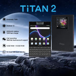 Unihertz Titan 2 Telemóvel com Teclado Físico QWERTY, 12GB+512GB, Impressão Digital, 4,5 polegadas + 2 polegadas Android 15 Dimensity 7300 5G Octa-Core, Rede: 5G, NFC, OTG