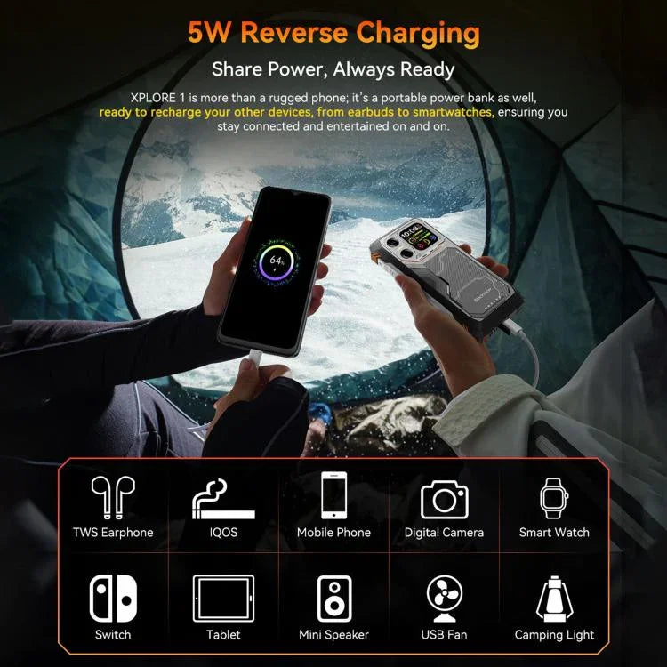 Blackview XPLORE 1, 12GB+256GB, 6,78 polegadas Android 15 Dimensity 7050 MT8791V/HZA Octa Core, Rede: 5G, OTG, NFC, XPLORE 1 12GB+256GB