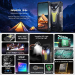 Ulefone Armor 34+, 16GB+512GB, Visão Noturna, Telemóvel robusto IP68/IP69K, 6,95 polegadas Android 15 MediaTek Dimensity 7400X Octa Core, Rede: 5G, NFC, OTG, Armor 34+