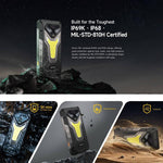Ulefone Armor 34+, 16GB+512GB, Visão Noturna, Telemóvel robusto IP68/IP69K, 6,95 polegadas Android 15 MediaTek Dimensity 7400X Octa Core, Rede: 5G, NFC, OTG, Armor 34+