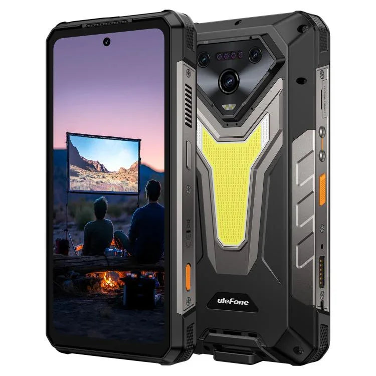Ulefone Armor 34 Pro+ Projetor, 16GB+512GB, Visão Noturna, Telemóvel robusto IP68/IP69K, 6,95 polegadas Android 15 MediaTek Dimensity 7400X Octa Core, Rede: 5G, NFC, OTG, Armor 34 Pro+