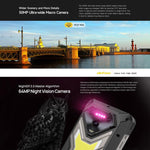 Ulefone Armor 34 Pro+ Projetor, 16GB+512GB, Visão Noturna, Telemóvel robusto IP68/IP69K, 6,95 polegadas Android 15 MediaTek Dimensity 7400X Octa Core, Rede: 5G, NFC, OTG, Armor 34 Pro+