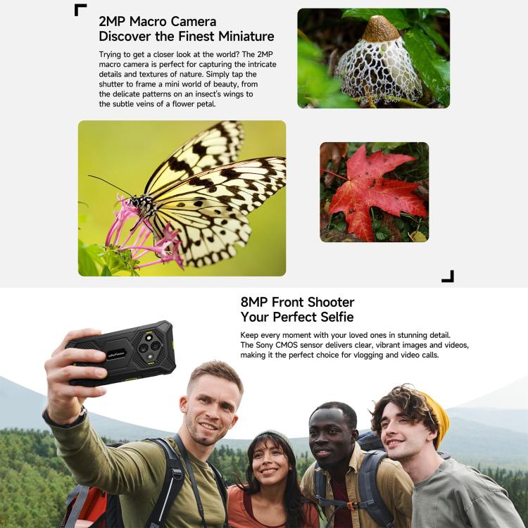 Ulefone RugKing 3 Pro, 8GB+128GB, Telemóvel Robusto IP68/IP69K, 6,56 polegadas Android 15 Unisoc T7250 Octa Core, Rede: 4G, NFC, OTG, RugKing 3 Pro, RugKing 3 Pro, 8GB+128GB