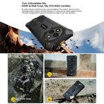 Ulefone RugKing 3 Pro, 8GB+128GB, Telemóvel Robusto IP68/IP69K, 6,56 polegadas Android 15 Unisoc T7250 Octa Core, Rede: 4G, NFC, OTG, RugKing 3 Pro, RugKing 3 Pro, 8GB+128GB