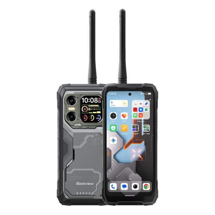 Blackview XPLORE 1 Walkie Talkie Telemóvel Robusto, 12GB+256GB, 6,78 polegadas Android 15 Dimensity 7050 MT8791V/HZA Octa Core, Rede: 5G, OTG, NFC, XPLORE 1 Walkie Talkie 12GB+256GB
