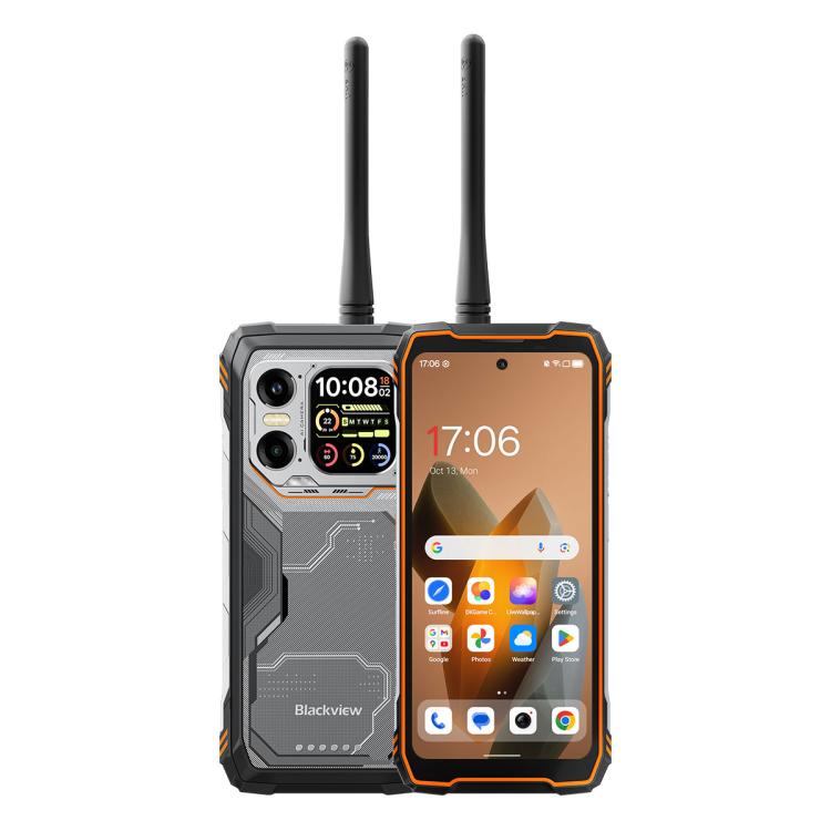 Blackview XPLORE 1 Walkie Talkie Telemóvel Robusto, 12GB+256GB, 6,78 polegadas Android 15 Dimensity 7050 MT8791V/HZA Octa Core, Rede: 5G, OTG, NFC, XPLORE 1 Walkie Talkie 12GB+256GB