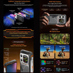 Blackview XPLORE 1 Walkie Talkie Telemóvel Robusto, 12GB+256GB, 6,78 polegadas Android 15 Dimensity 7050 MT8791V/HZA Octa Core, Rede: 5G, OTG, NFC, XPLORE 1 Walkie Talkie 12GB+256GB