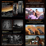Blackview XPLORE 1 Walkie Talkie Telemóvel Robusto, 12GB+256GB, 6,78 polegadas Android 15 Dimensity 7050 MT8791V/HZA Octa Core, Rede: 5G, OTG, NFC, XPLORE 1 Walkie Talkie 12GB+256GB