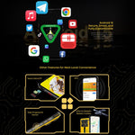 Telefone Robusto Oukitel WP60, 8GB+256GB, Visão Noturna, Câmara 108MP, Impressão Digital Lateral, 7,2 polegadas Android 15 MediaTek Dimensity 7025 Octa Core, NFC, OTG, Rede: 5G, 8GB+256GB