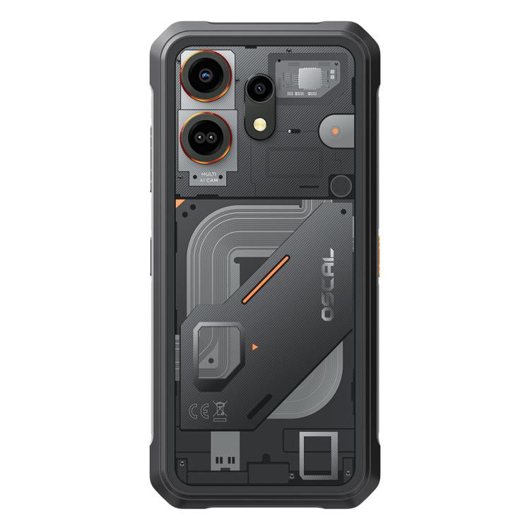 Blackview Oscal Marine 3, 8GB+128GB, 6,56 polegadas Android 15 Unisoc UMS9230E T615 Octa Core, Rede: 4G, OTG, NFC, 8GB+128GB