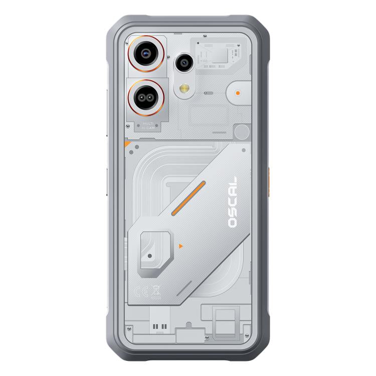 Blackview Oscal Marine 3, 8GB+128GB, 6,56 polegadas Android 15 Unisoc UMS9230E T615 Octa Core, Rede: 4G, OTG, NFC, 8GB+128GB