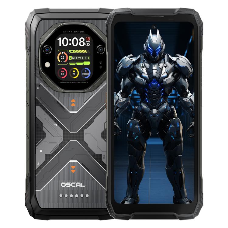 Blackview Oscal TANK 1, 12GB+256GB, 6,78 polegadas Android 15 DokeOS 4.2 Mediatek Dimensity 7050 Octa Core, Rede: 5G, OTG, NFC, 12GB+256GB