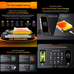 Blackview Oscal TANK 1, 12GB+256GB, 6,78 polegadas Android 15 DokeOS 4.2 Mediatek Dimensity 7050 Octa Core, Rede: 5G, OTG, NFC, 12GB+256GB