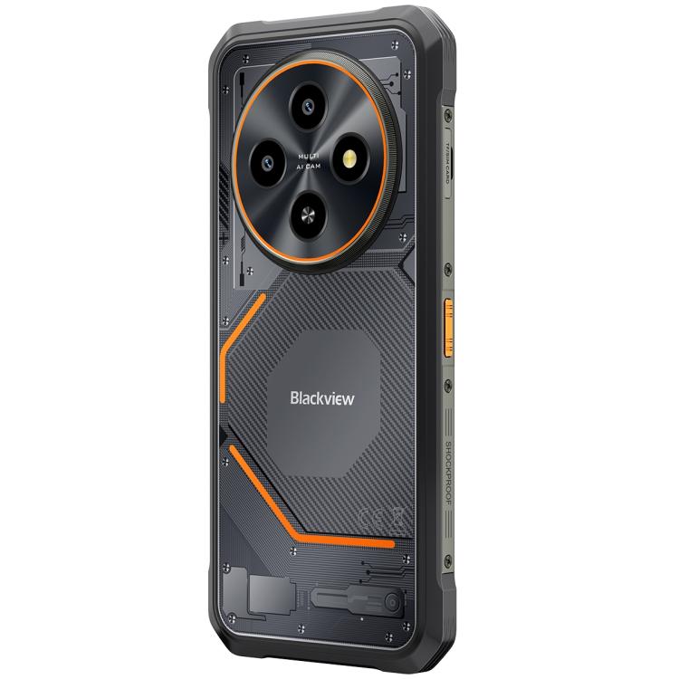Blackview FORT 2 Telemóvel Robusto, 8GB+256GB, 6,56 polegadas Android 15 MediaTek MT6769V/CB Helio G81 Octa Core, Rede: 4G, OTG, NFC, 8GB+256GB