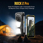 Blackview ROCK 2 Pro Telemóvel Robusto, 8GB+256GB, 6,67 polegadas Android 16 Unisoc UMS9620 T8100 Octa Core, Rede: 5G, OTG, NFC