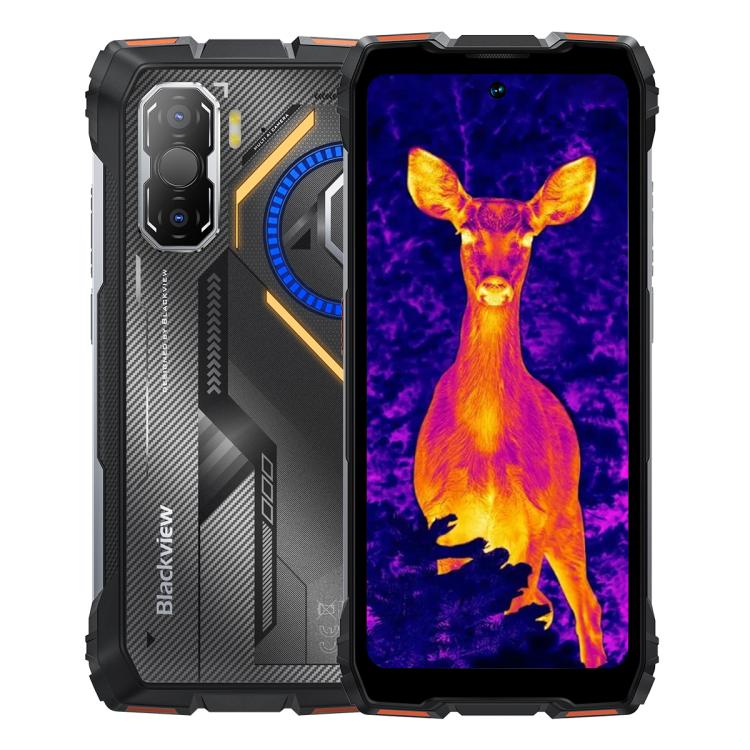 Blackview ROCK 3 Telemóvel robusto, Imagem térmica, 8GB+256GB, 6.78 polegadas Android 16 MT8781 Helio G100 Octa Core, Rede: 4G, OTG, NFC