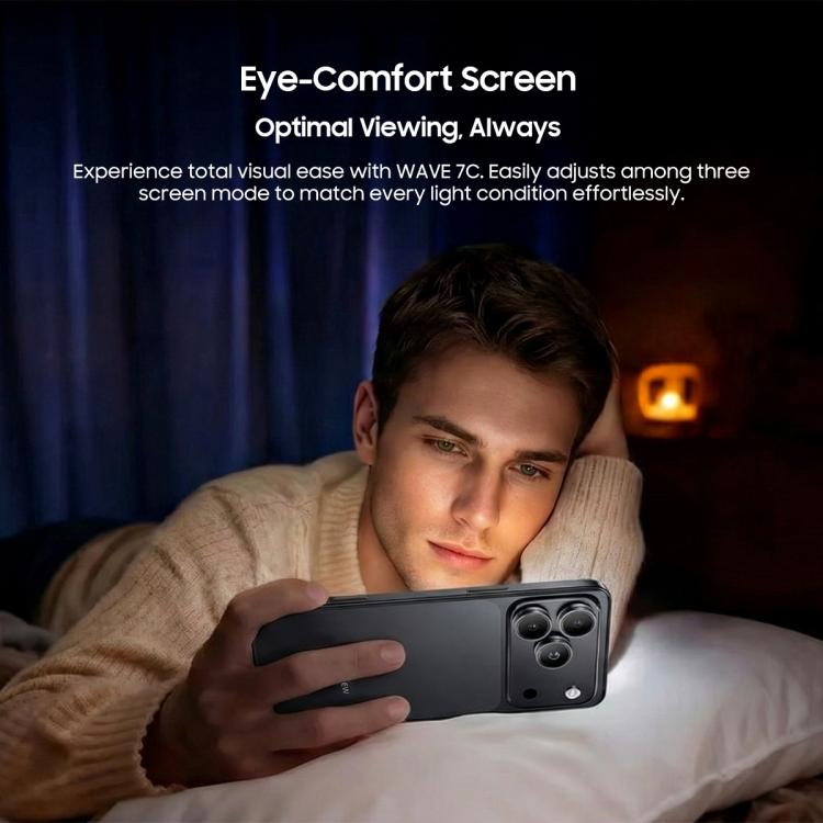 Blackview WAVE 7C, 4GB+128GB, 6,56 polegadas Android 16 Unisoc UMS312 Tiger T310 Quad Core, Rede: 4G, OTG, 4GB+128GB