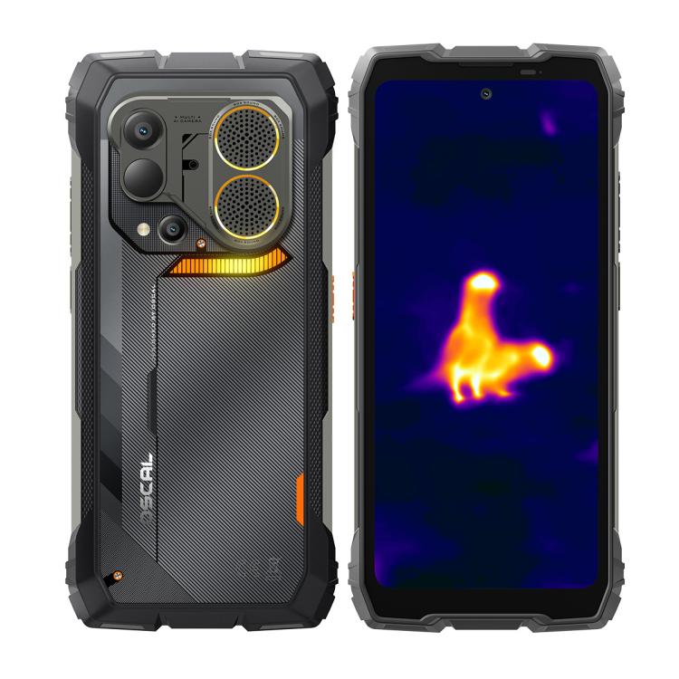 Blackview Oscal Pilot 6 Telemóvel Robusto Térmico, 12GB+256GB, Câmara de Visão Noturna, 6,78 polegadas Android 16 MediaTek MT8781 Helio G100 Octa Core, Rede: 5G, OTG, NFC