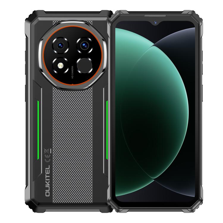 Telefone robusto Oukitel G6, 4GB+128GB, Identificação por impressão digital, Bateria de 10600mAh, 6,52 polegadas Android 16.0 Unisoc T615 Octa Core, NFC, OTG, Rede: 4G, 4GB+128GB