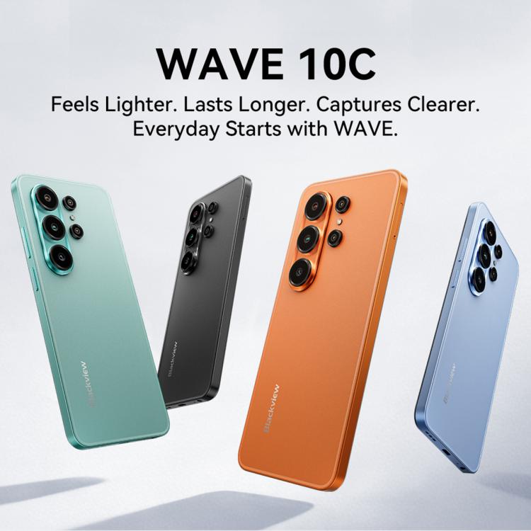 Blackview WAVE 10C, 4GB+128GB, 6,88 polegadas Android 16 Unisoc UMS312 / T310 Octa Core, Rede: 4G, OTG, WAVE 10C, 4GB+128GB