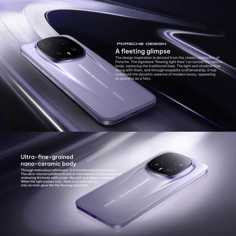 Honor Magic8 RSR Porsche Design, 24GB+1TB, Impressão Digital por Ultrassom 3D, 6,71 polegadas MagicOS 10.0 / Android 16 Snapdragon 8 Elite Gen 5 Octa Core, Rede: 5G, NFC, OTG, 24GB+1TB