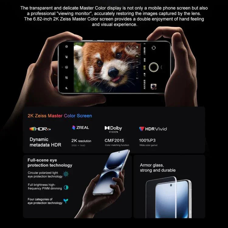 vivo X200 Ultra, 12GB+256GB, Face ID / Impressão Digital Ultrassónica 3D, 6,82 polegadas OriginOS 5 / Android 15 Snapdragon 8 Elite Octa Core, OTG, NFC, Rede: 5G, Suporta Google Play, 12GB+256GB