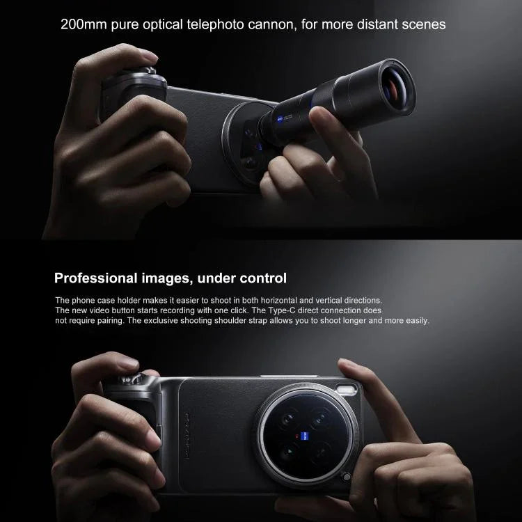 vivo X200 Ultra, 16GB+512GB, Face ID / Impressão Digital Ultrassónica 3D, 6,82 polegadas OriginOS 5 / Android 15 Snapdragon 8 Elite Octa Core, OTG, NFC, Rede: 5G, Suporta Google Play, 16GB+512GB