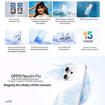 OPPO Reno14 Pro Telefone AI, 16GB+1TB, Impressão Digital no Ecrã, 6,83 polegadas ColorOS 15.0 Dimensity 8450 Octa Core, NFC, OTG, Rede: 5G, 16GB+1TB