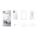 OPPO Reno14 Pro Telefone AI, 16GB+1TB, Impressão Digital no Ecrã, 6,83 polegadas ColorOS 15.0 Dimensity 8450 Octa Core, NFC, OTG, Rede: 5G, 16GB+1TB