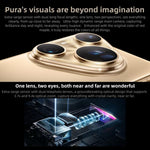 HUAWEI Pura 80 Ultra, 16GB+1TB, Identificação por Impressão Digital Lateral, 6,8 polegadas HarmonyOS 5.1, NFC, OTG, Não Suporta Google Play, 16GB+1TB