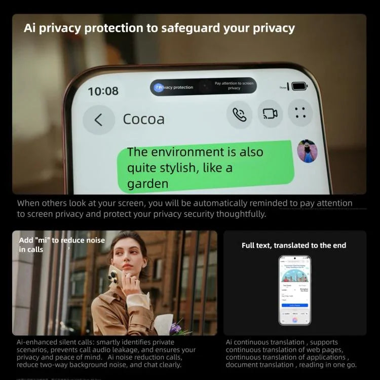 HUAWEI Pura 80 Ultra, 16GB+512GB, Identificação por Impressão Digital Lateral, 6,8 polegadas HarmonyOS 5.1, NFC, OTG, Não Suporta Google Play, 16GB+512GB